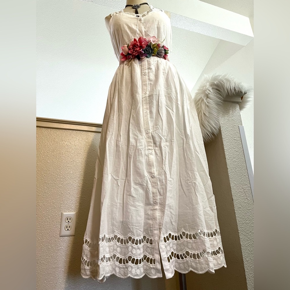 NWT L Promesa White Dress